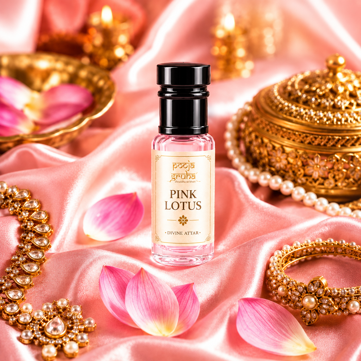 PINK GULAB Divine Attar for Mandir | Pooja Gruha