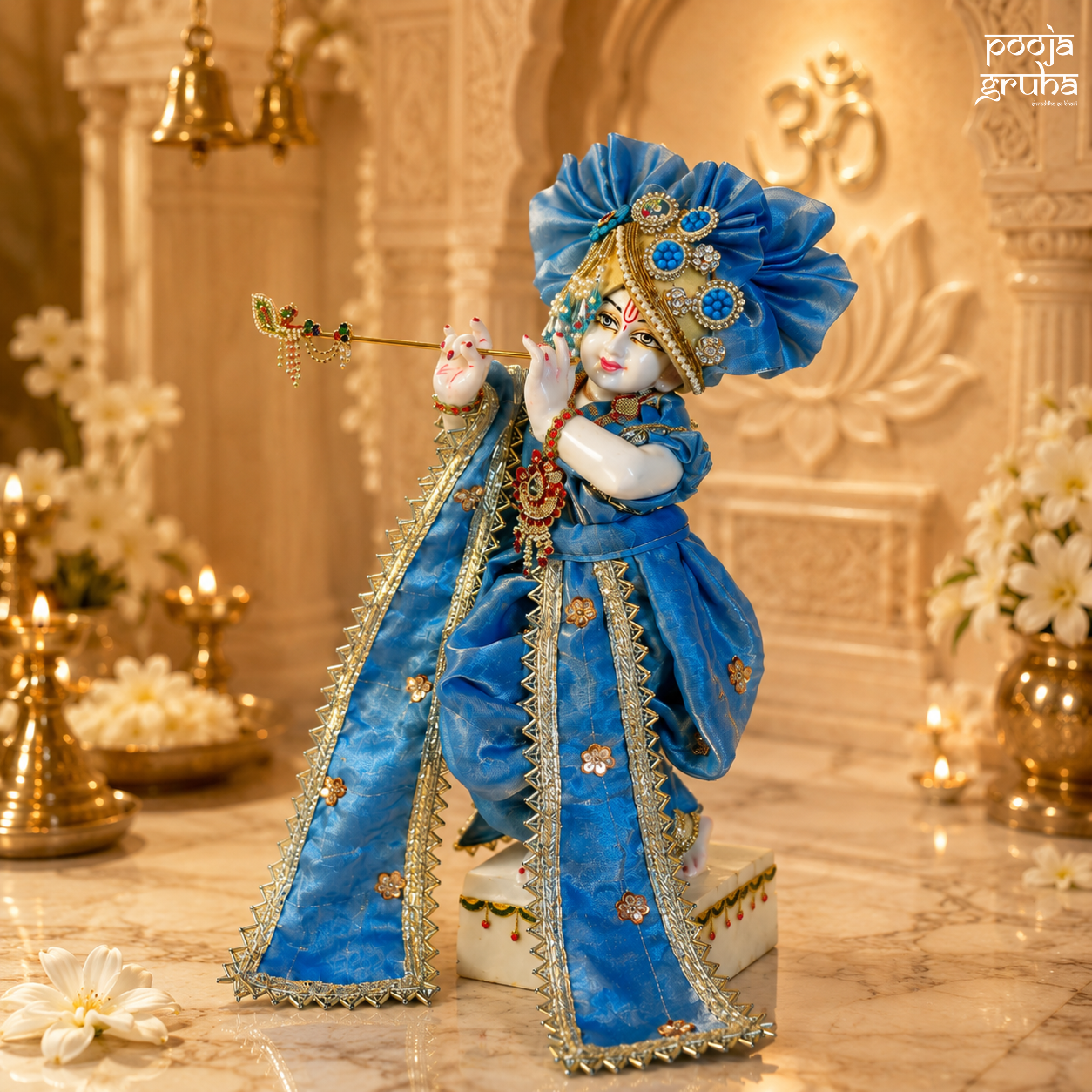 Neel Madhurya Dhoti Dress Set for God