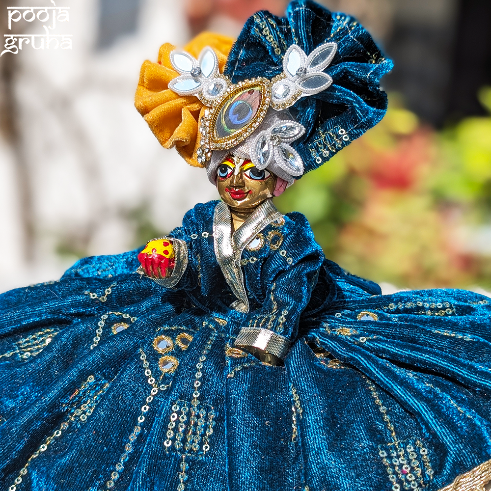 Neelkanth Shobha Laddu Gopal Velvet Dress