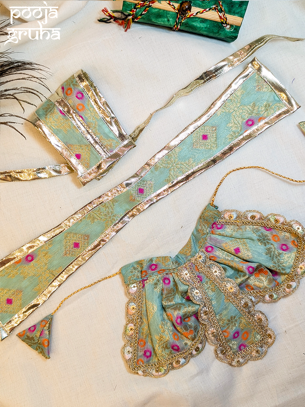 Neerja Yamunotsav Lehenga & Dhoti Dress Set for Gods