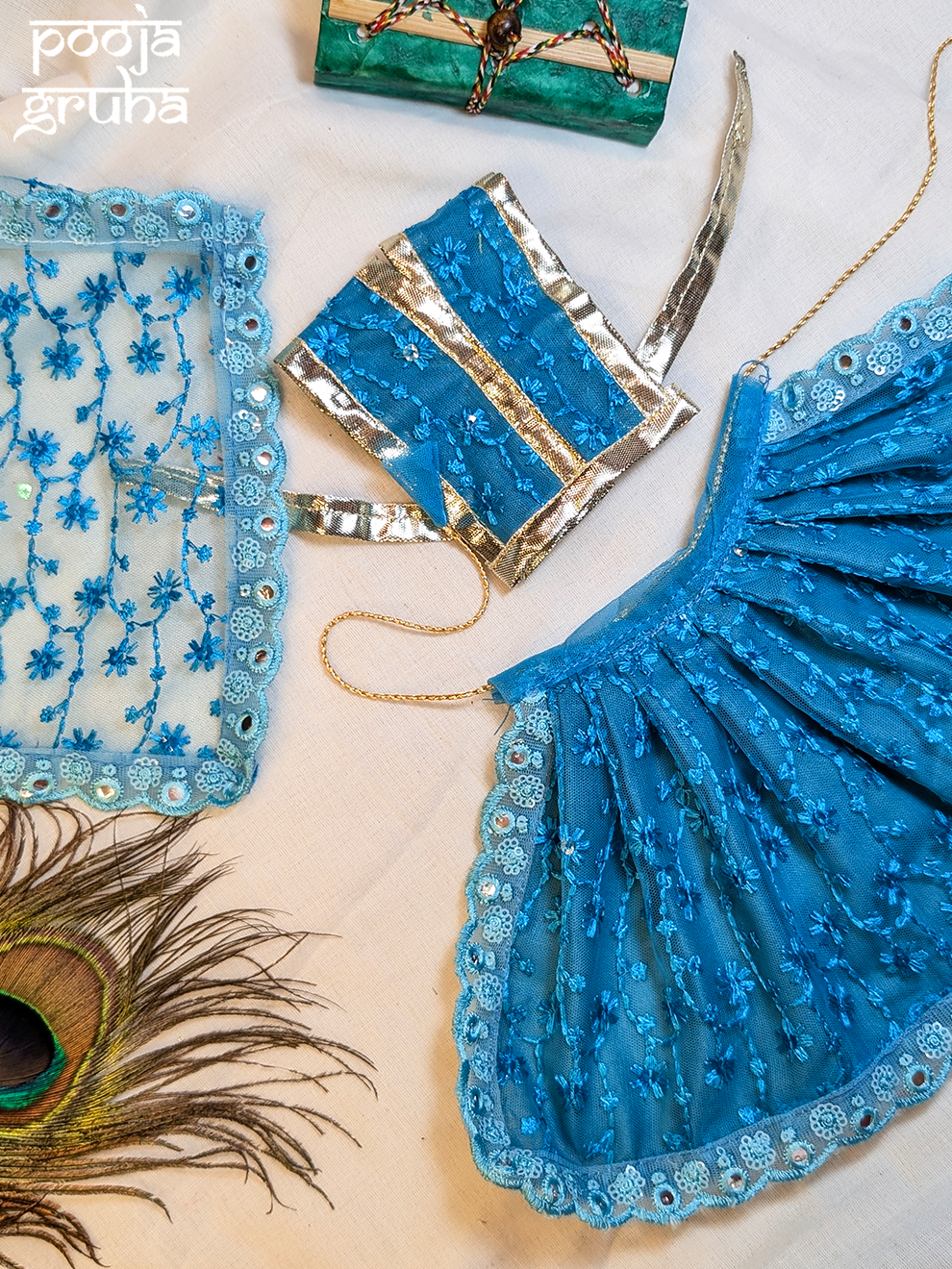 Neelvishaal Lehenga Dress Set for Goddess