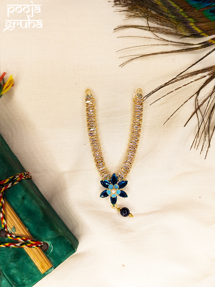 Floral Pendant Stone Mala for Gods