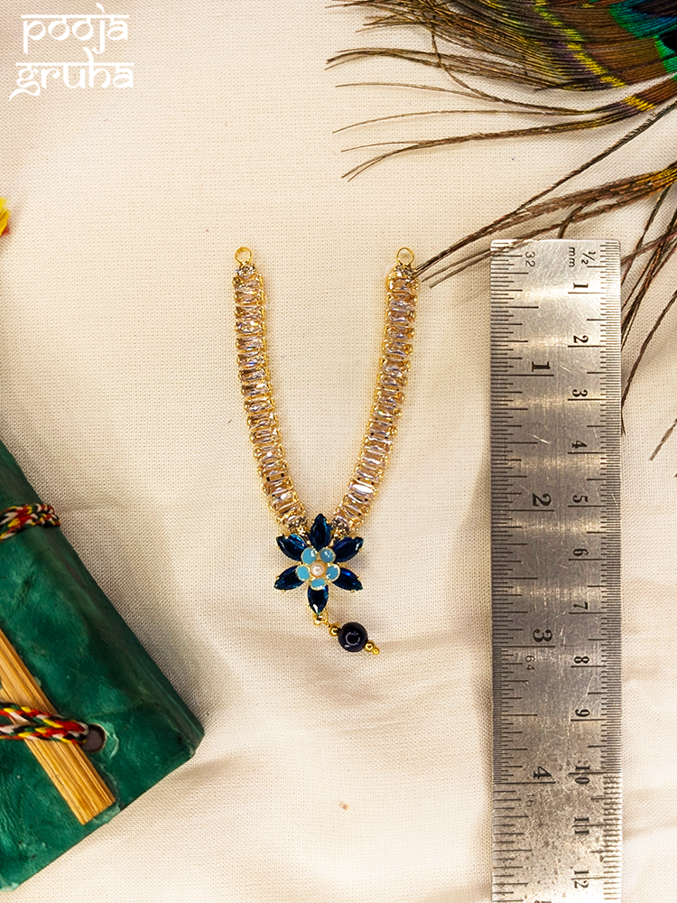 Floral Pendant Stone Mala for Gods