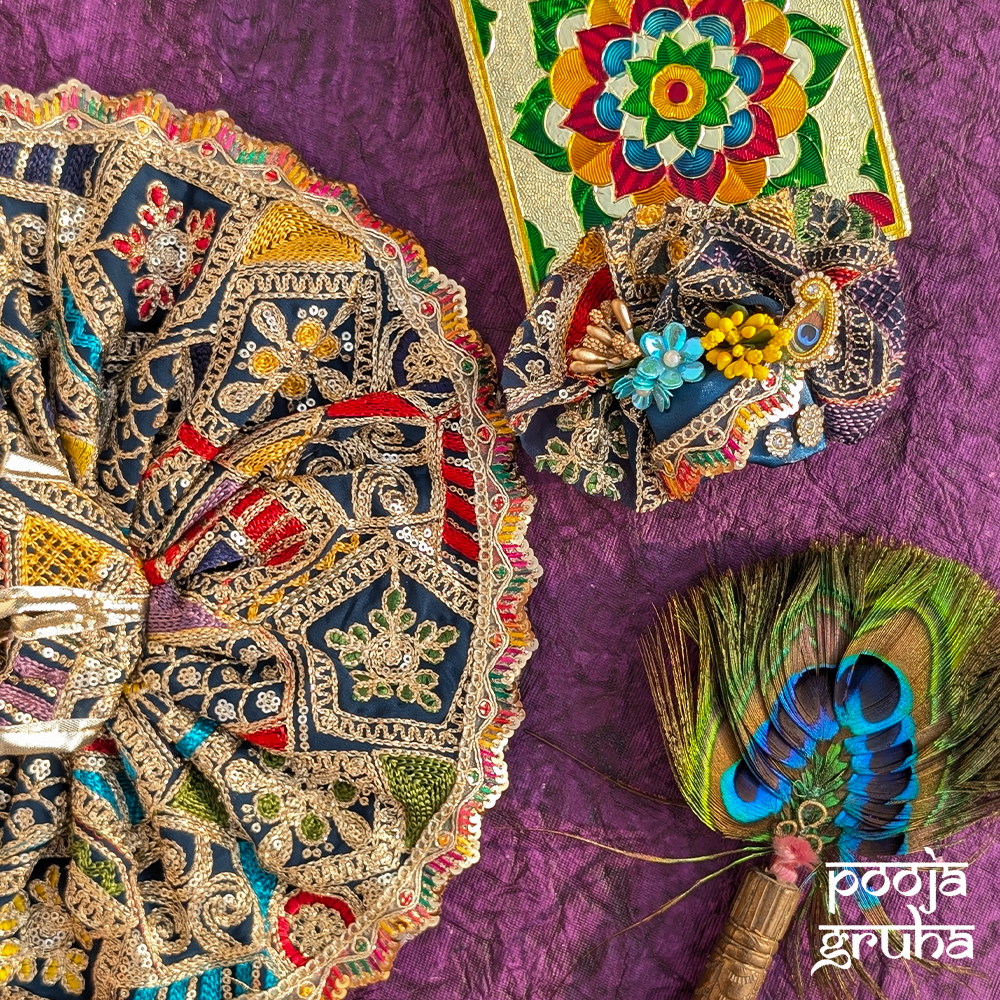 Neel Rangotsav Laddu Gopal Dress