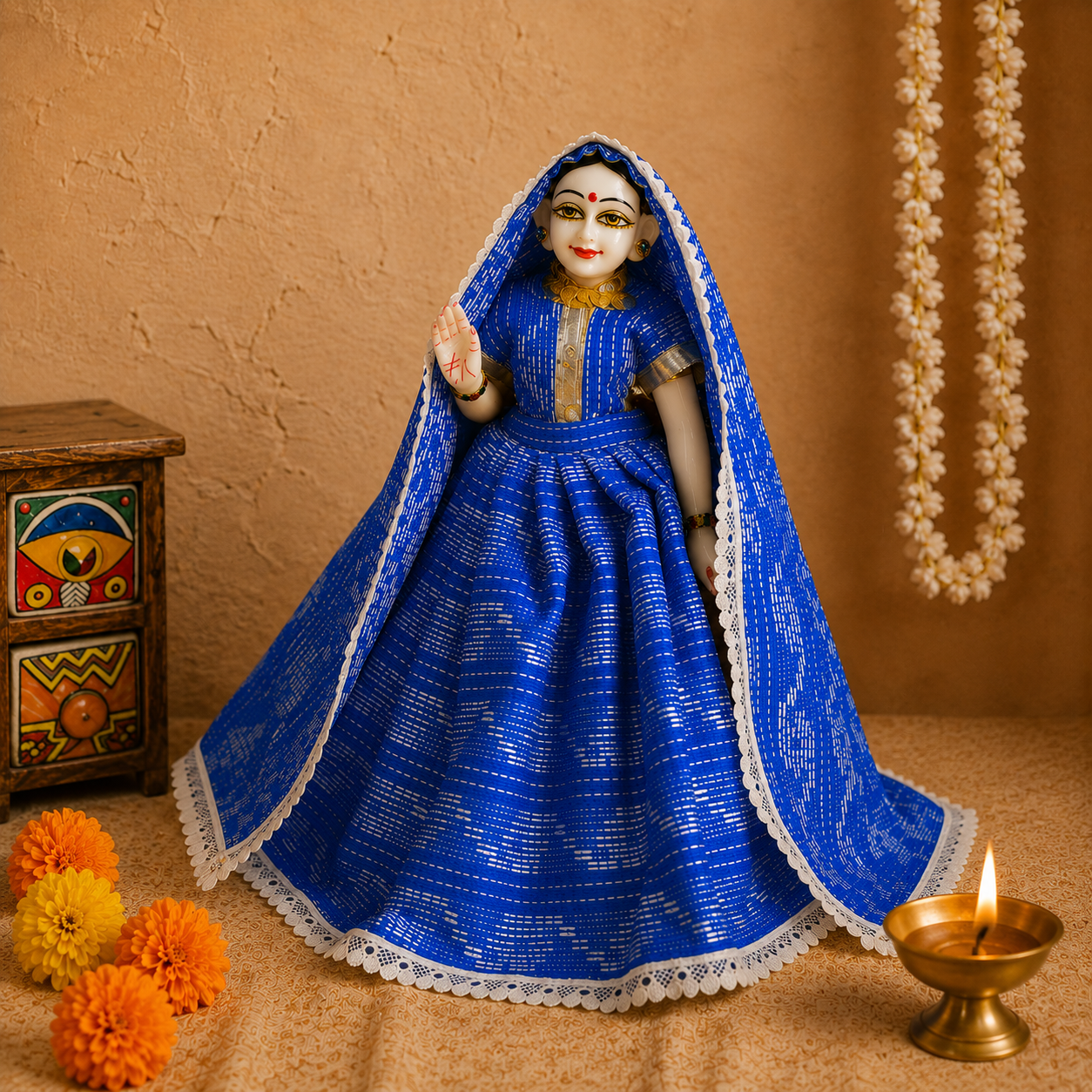 Radhika Radha Krishna Cotton Dress Set