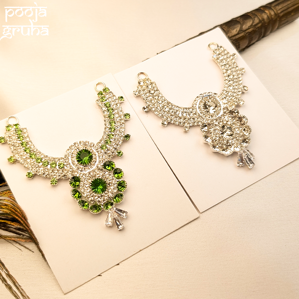 Royal Curve Temple Shringar Necklace for Gods