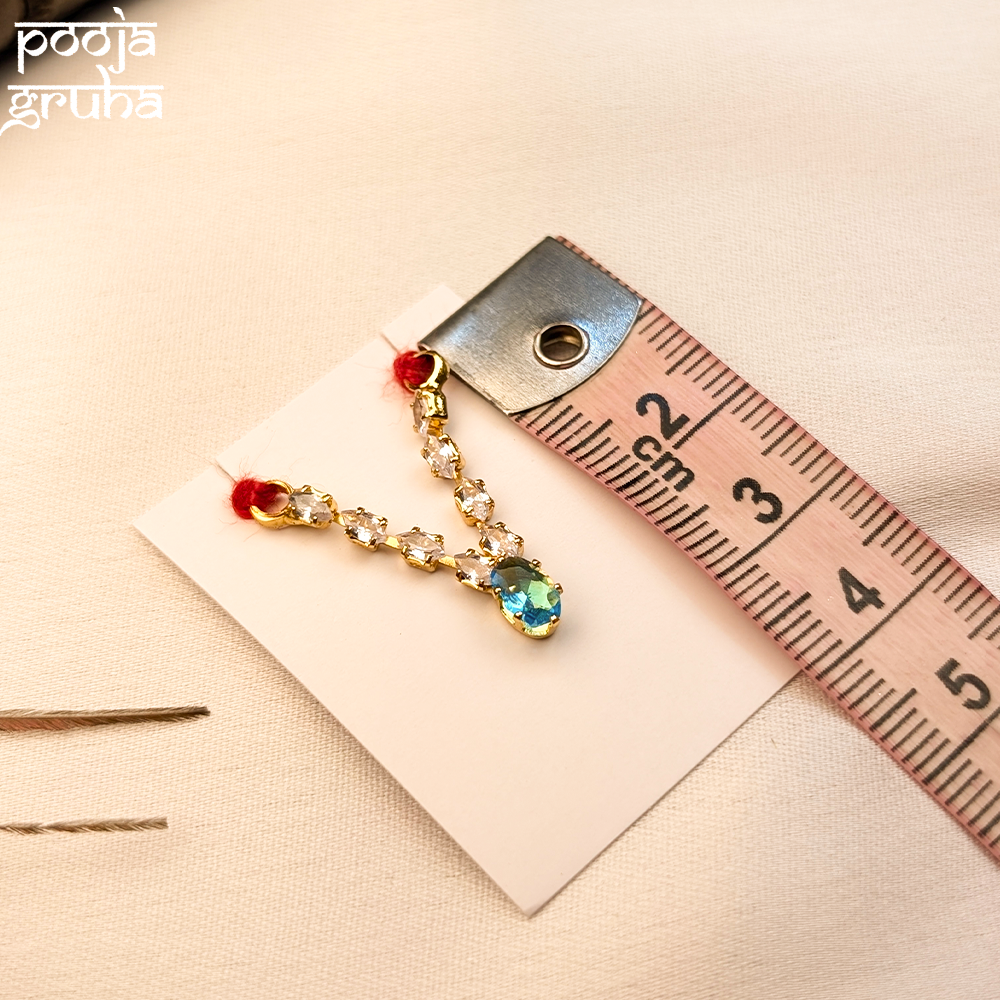 V Shape AD Shringar Necklace for Gods