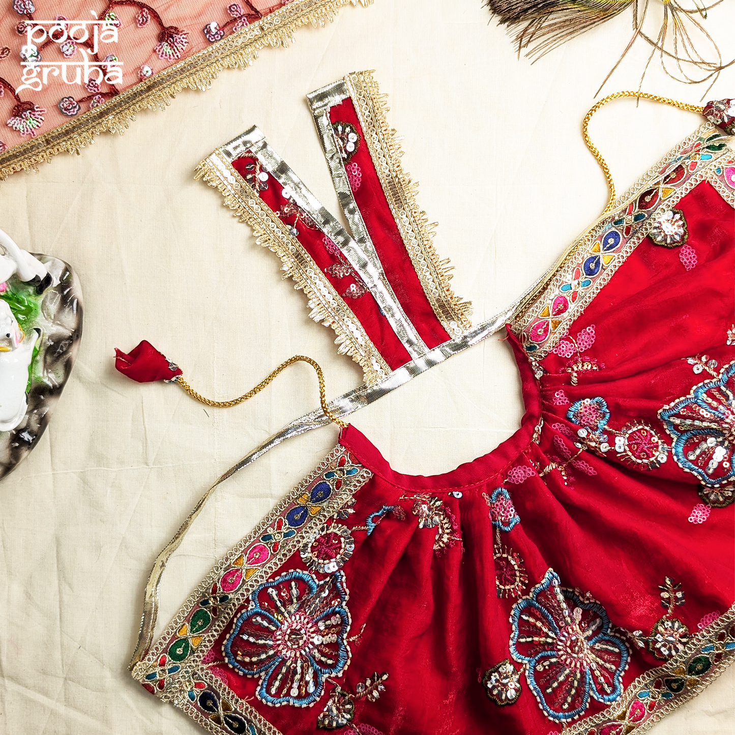 Shringarini Radha Krishna Ji Dress Set