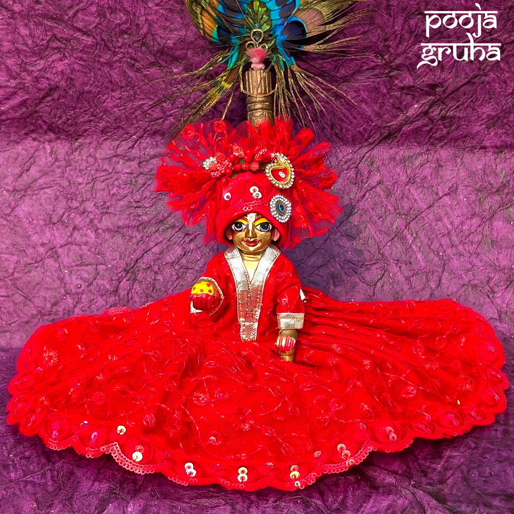 Raktkamal Shringar Laddu Gopal Dress
