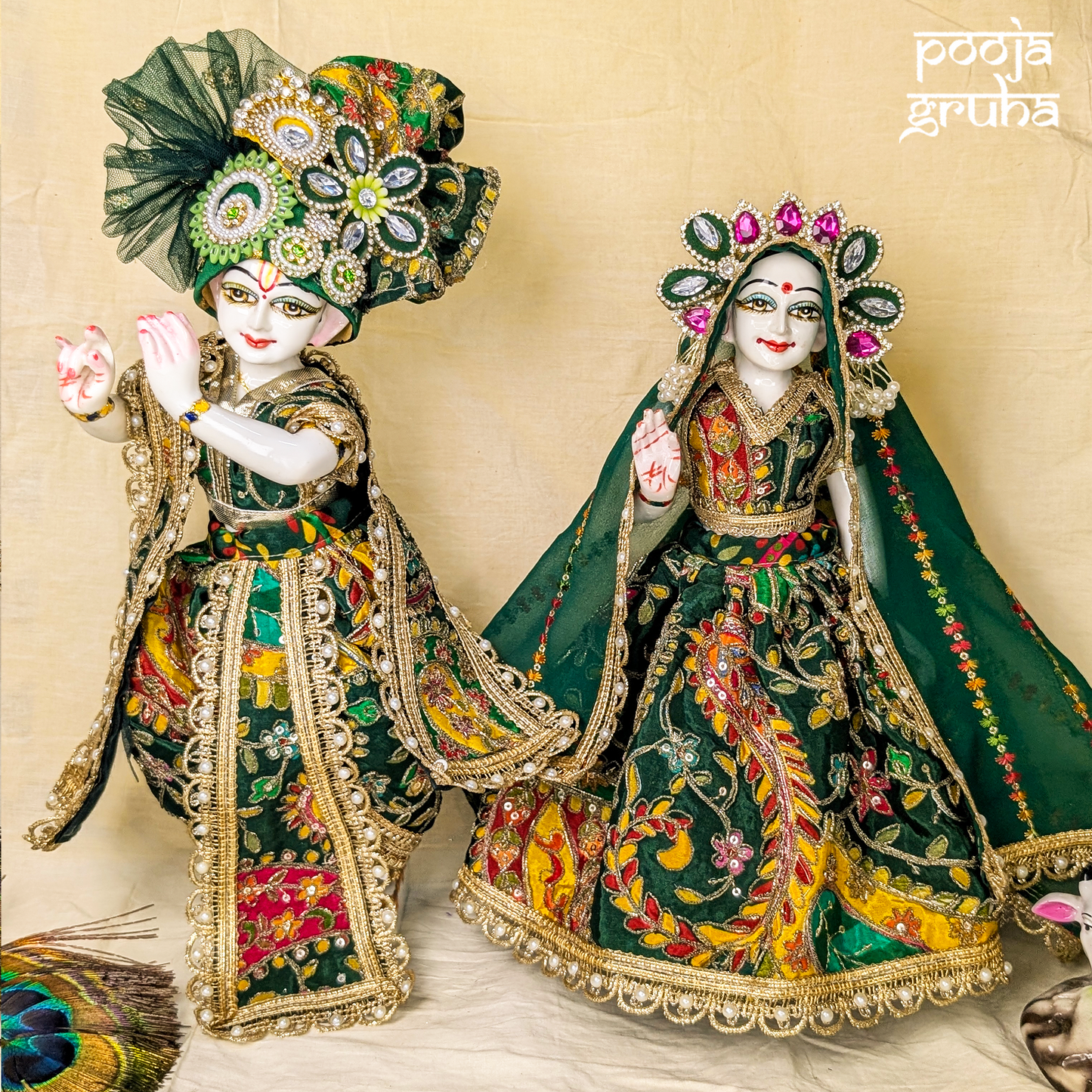 Prathama Radha Krishna Ji Dress Set