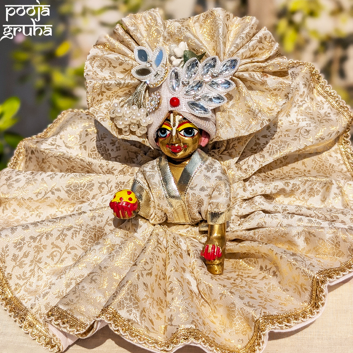 Shweta Divine Radha Rani / Laddu Gopal Dress set