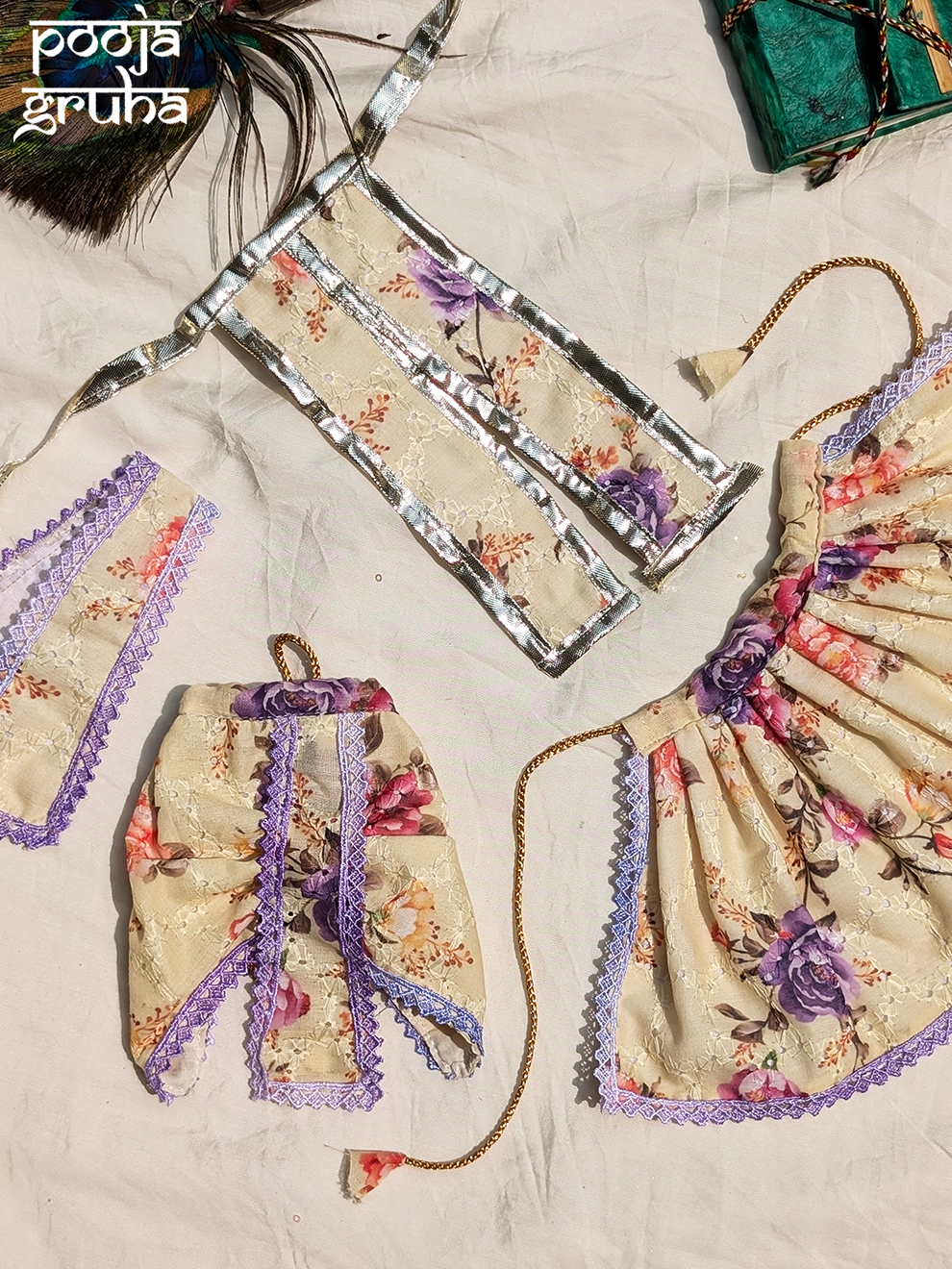 Vasanti Lehenga & Dhoti Dress Set for Gods