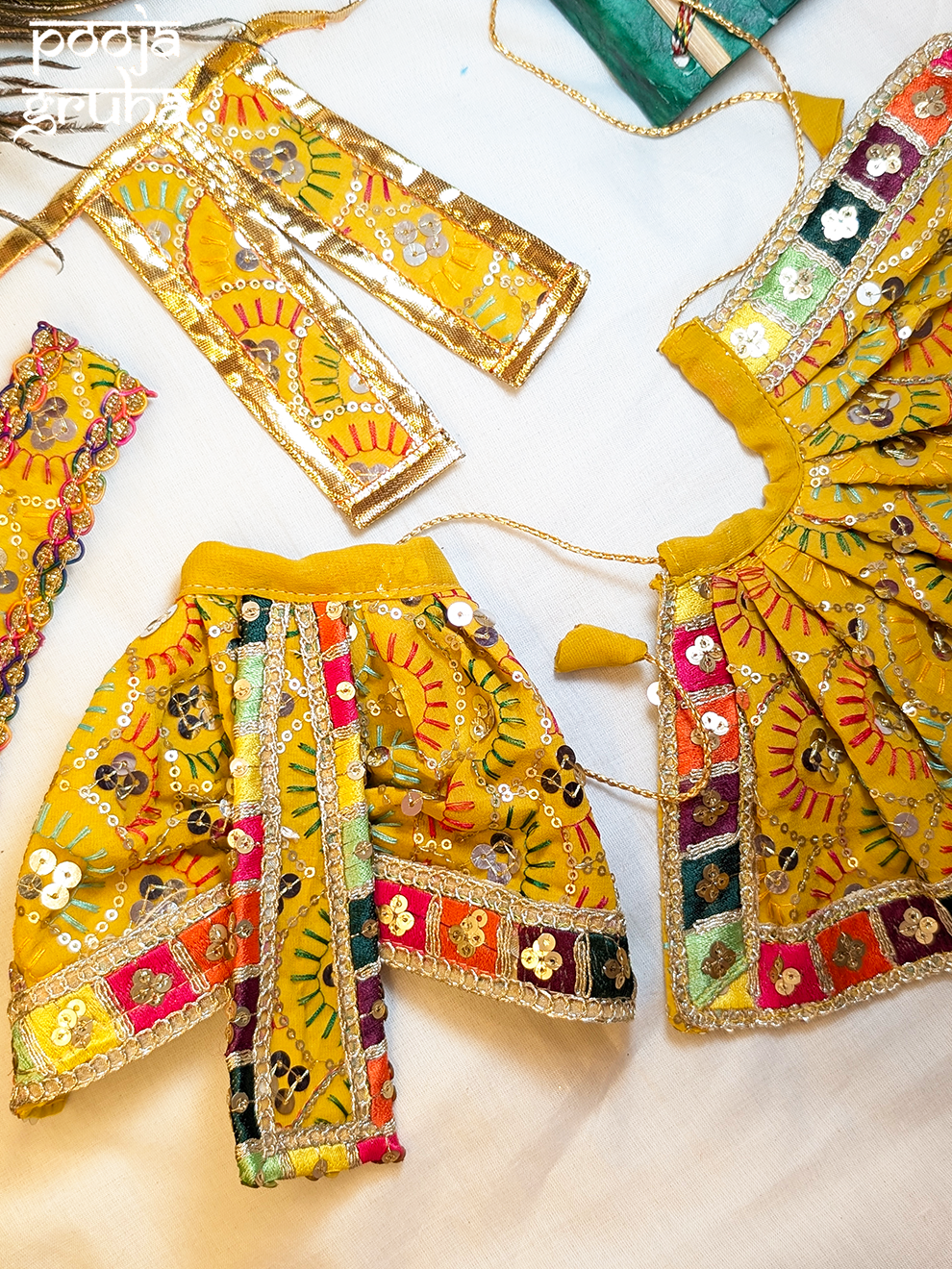 Tejasvi Lehenga & Dhoti Dress Set for Gods