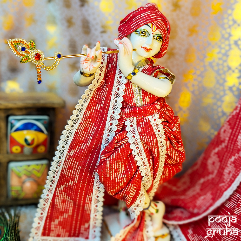 Shyam Priya Radha Krishna Cotton Dress Set