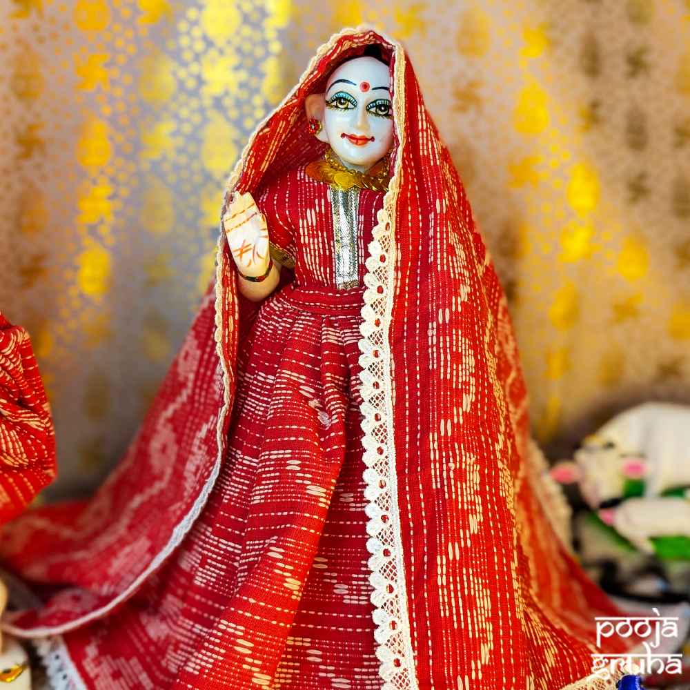 Shyam Priya Radha Krishna Cotton Dress Set