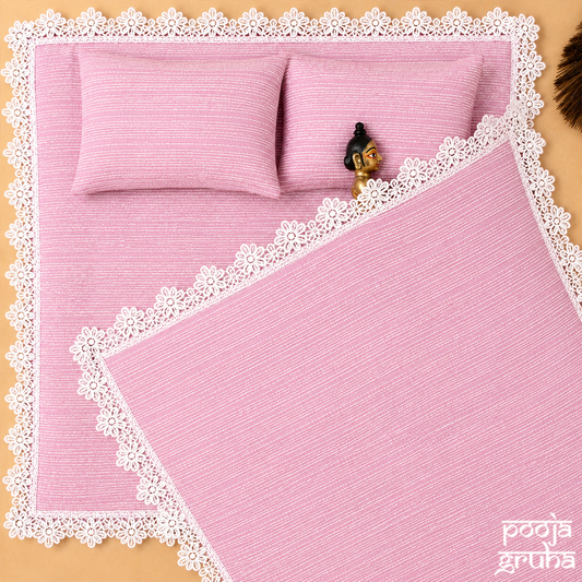 Komalini Summer Laddu Gopal Cotton Bed Set