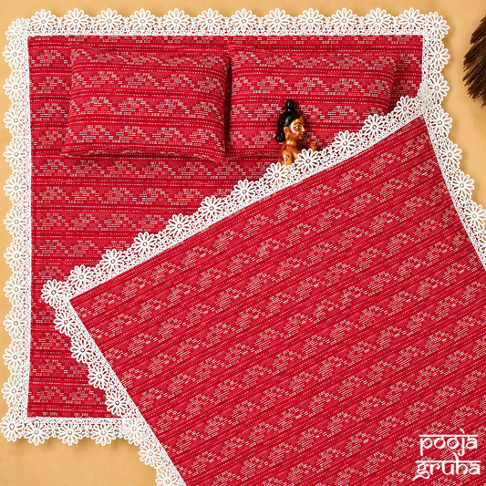 Aruna Summer Laddu Gopal Cotton Bed Set