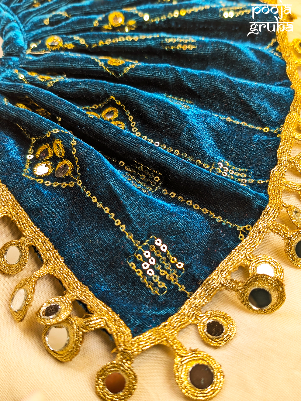 Neelkanth Shobha Mata Rani Velvet Lehenga Set