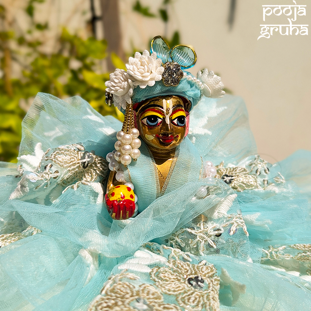 Vrindavan Fairy Net Laddu Gopal Dress Set