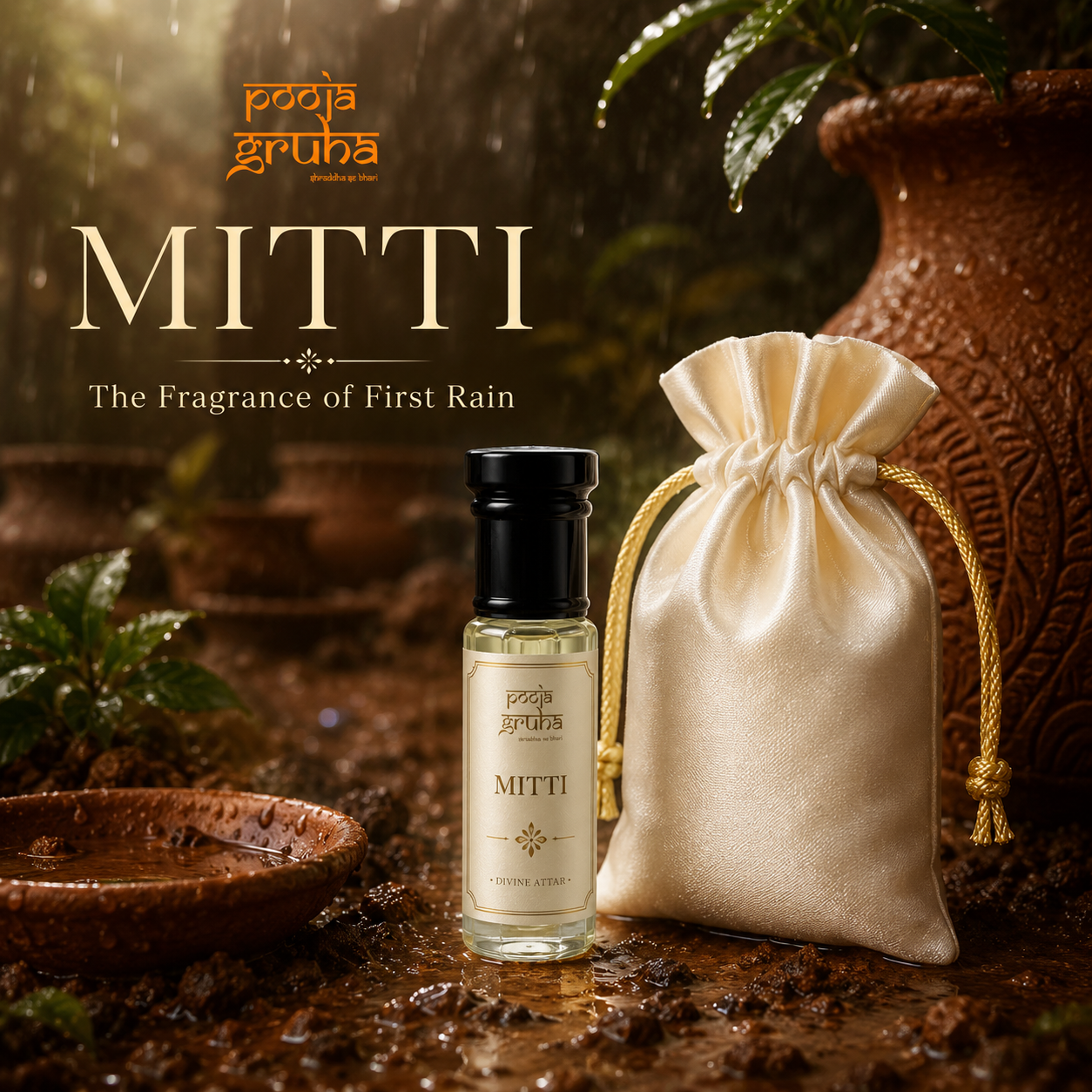 MITTI Divine Attar for Mandir | Pooja Gruha