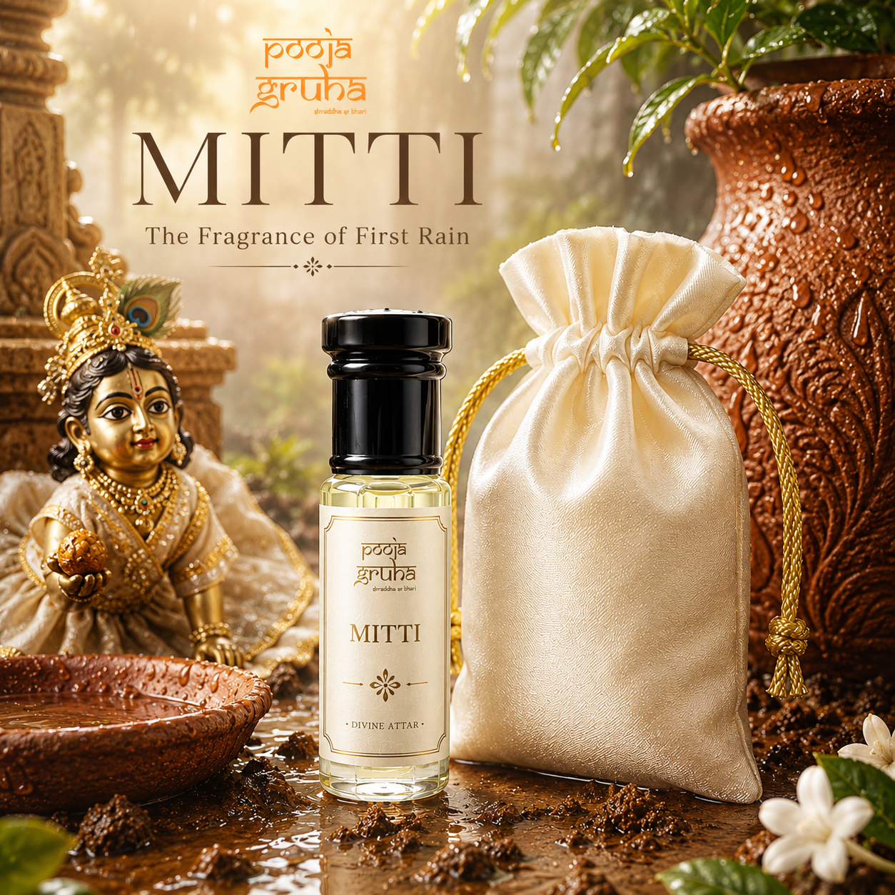 MITTI Divine Attar for Mandir | Pooja Gruha