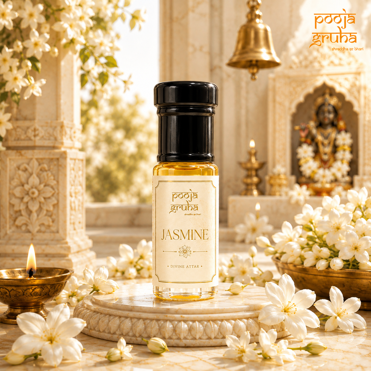 JASMINE Divine Attar for Mandir | Pooja Gruha