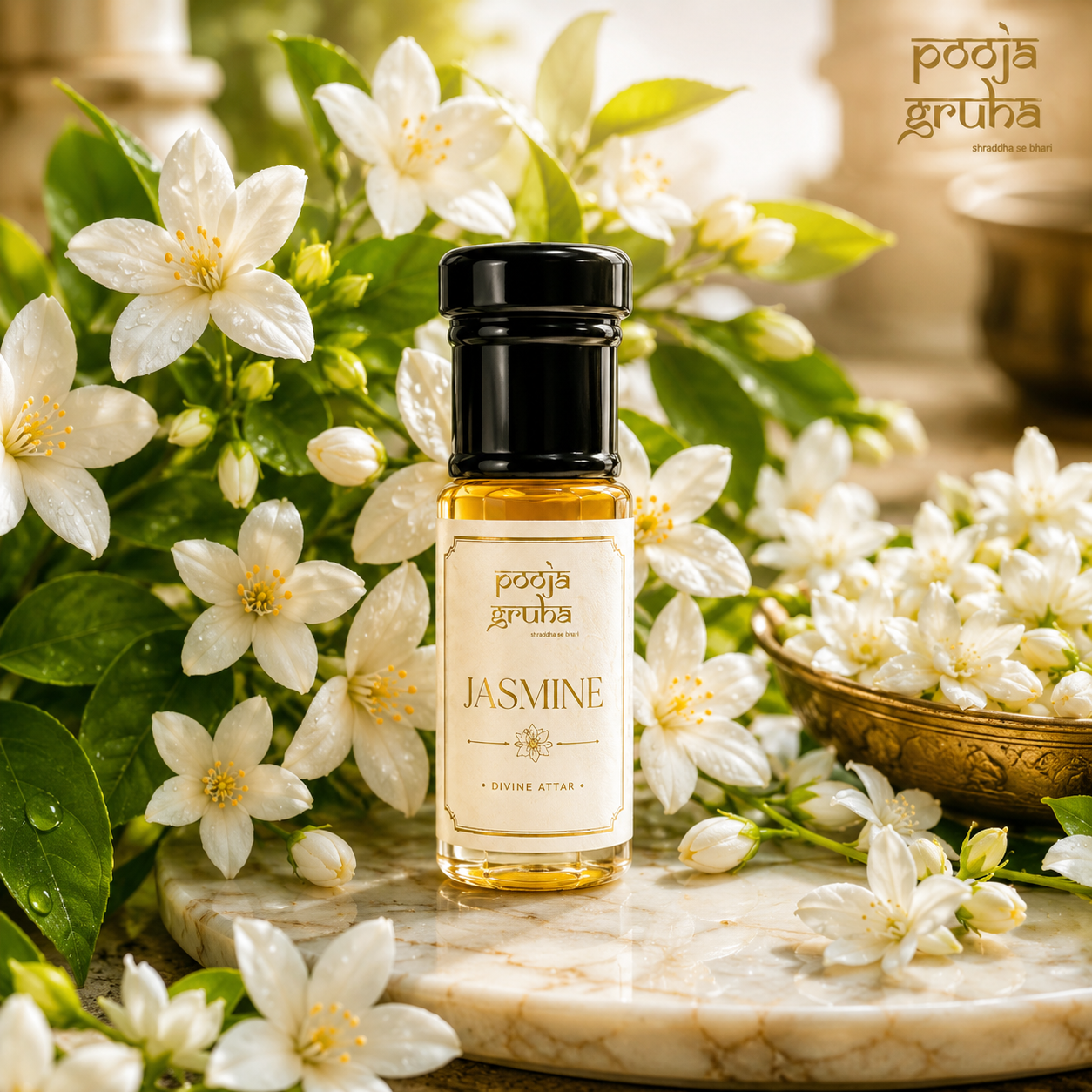 JASMINE Divine Attar for Mandir | Pooja Gruha