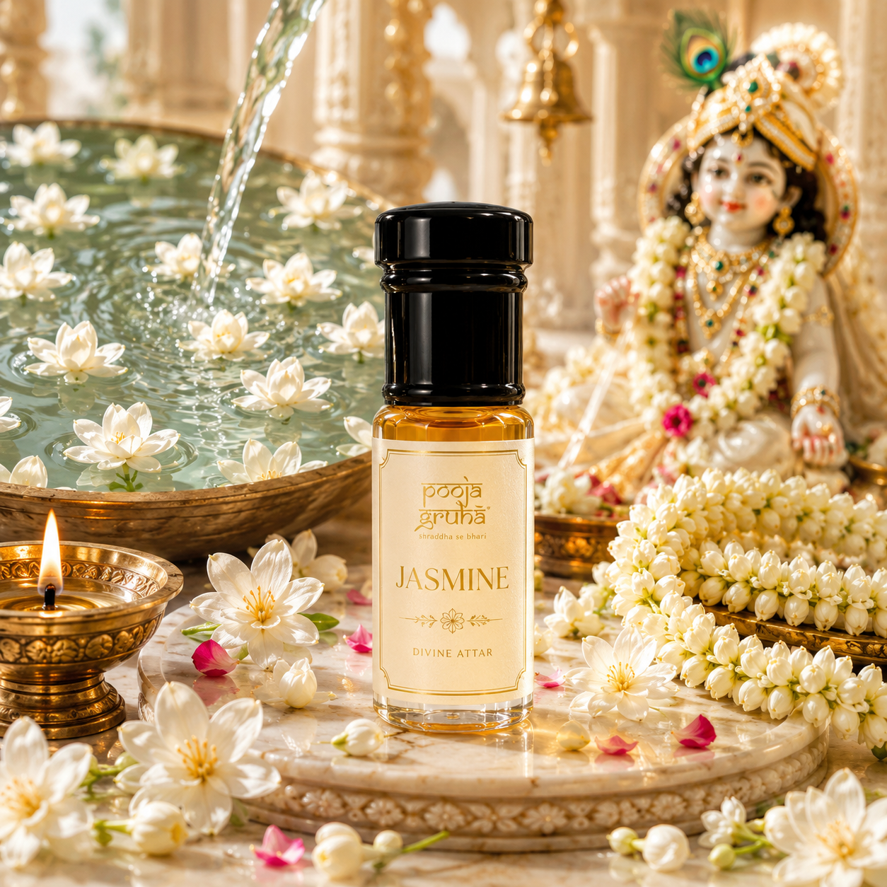 JASMINE Divine Attar for Mandir | Pooja Gruha
