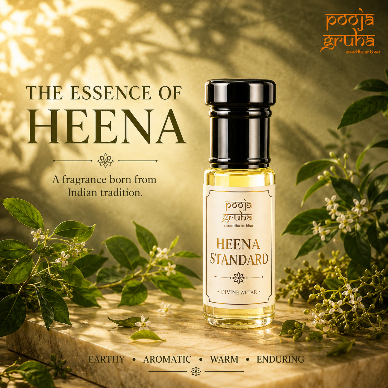 HEENA STANDARD Divine Attar for Mandir | Pooja Gruha
