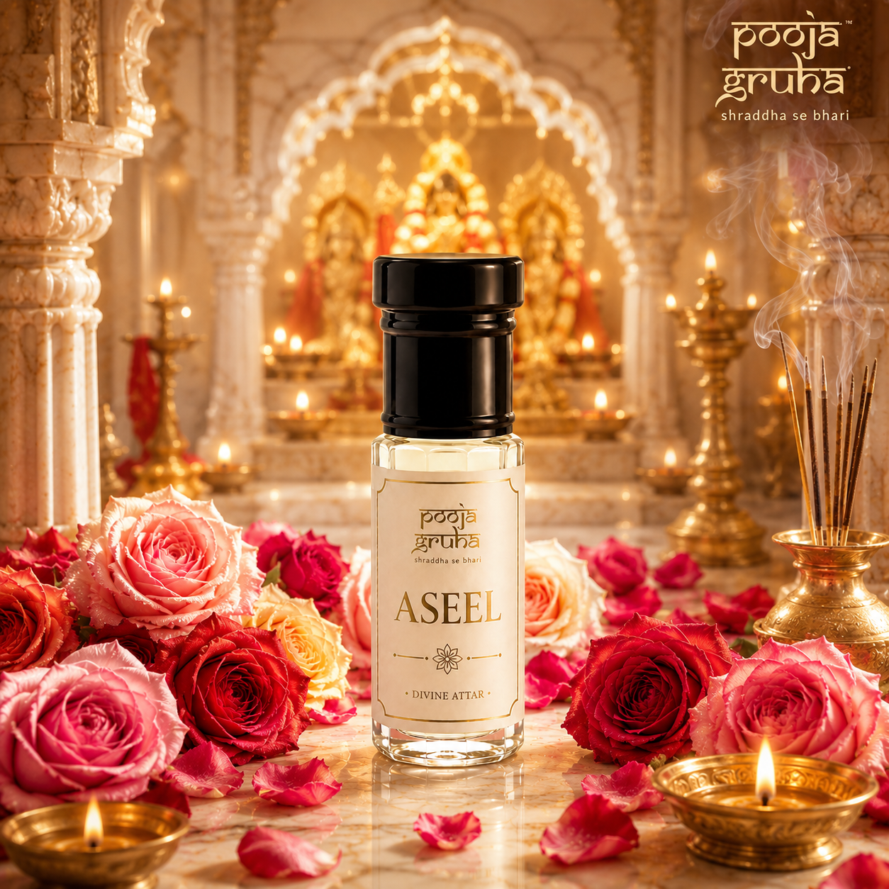 ASEEL Divine Attar for Mandir | Pooja Gruha