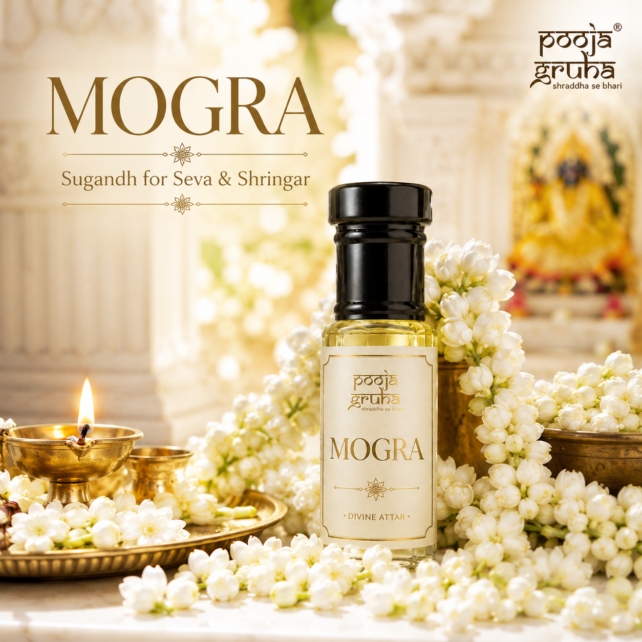 MOGRA Divine Attar for Mandir | Pooja Gruha