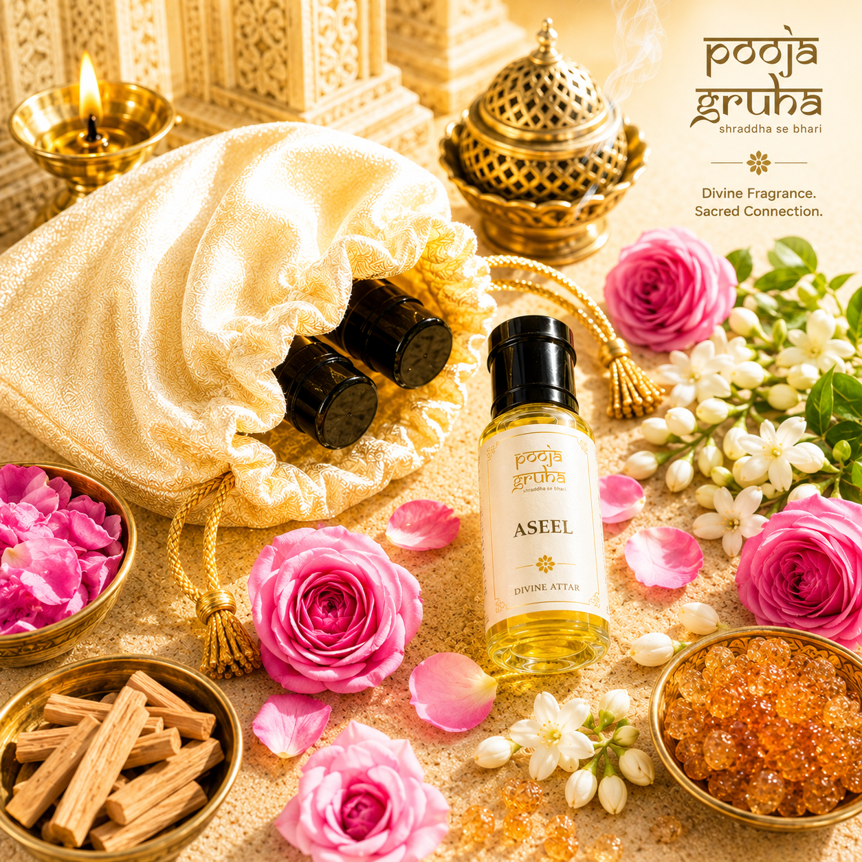 ASEEL Divine Attar for Mandir | Pooja Gruha