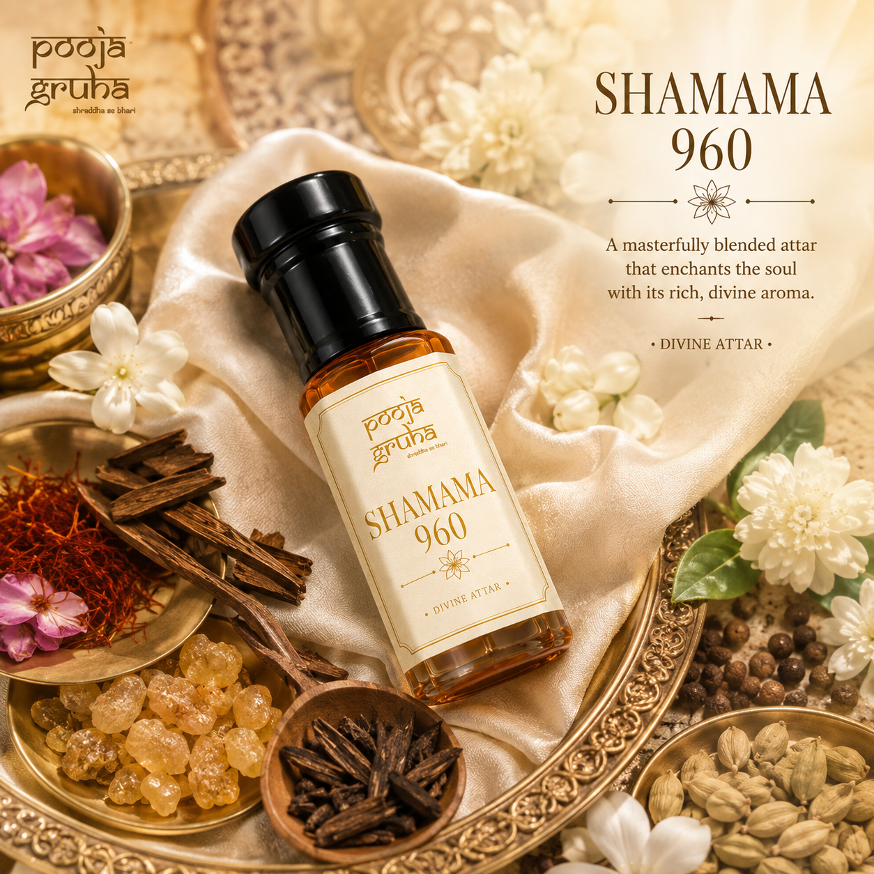 SHAMAMA 960 Divine Attar for Mandir | Pooja Gruha