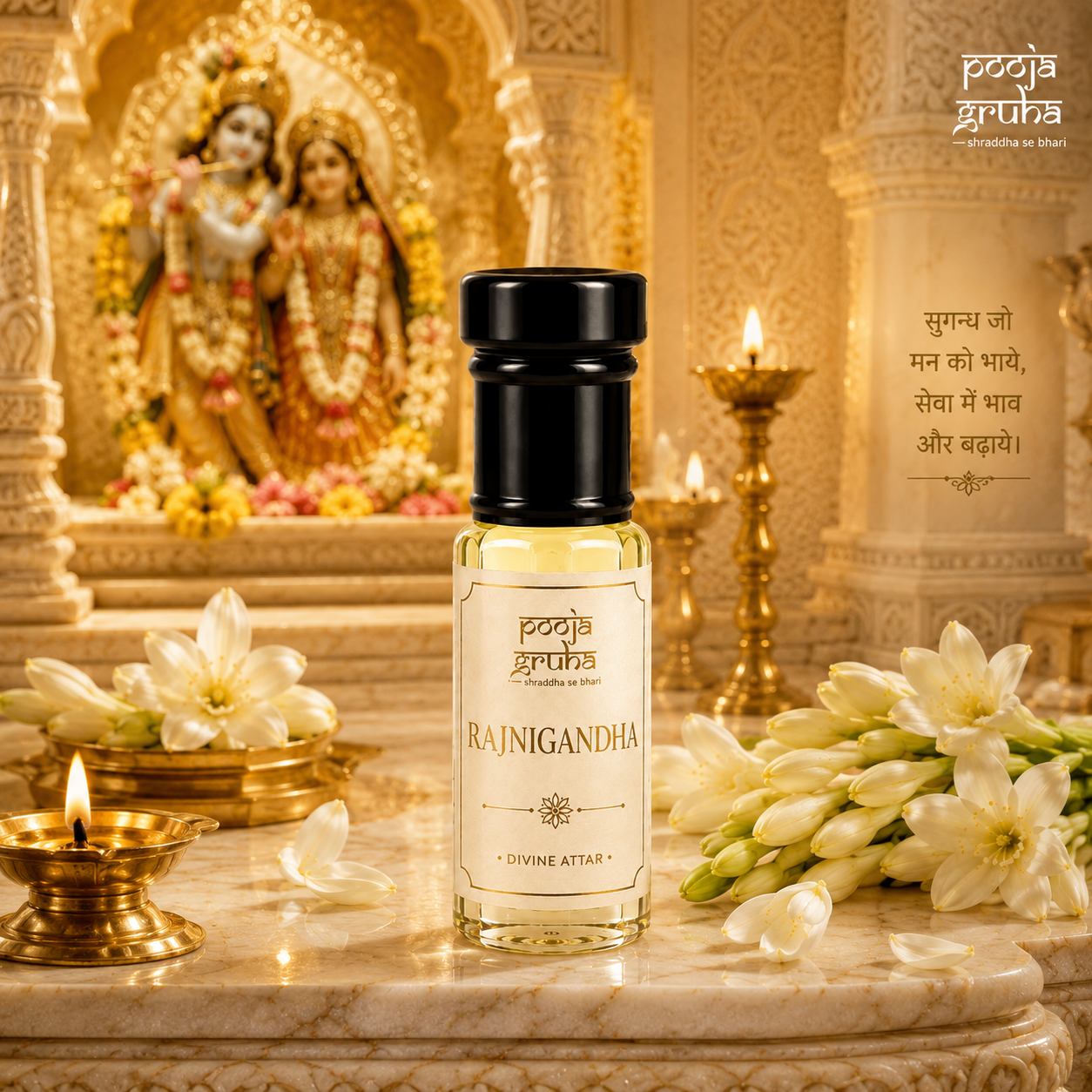 RAJNIGANDHA Divine Attar for Mandir | Pooja Gruha