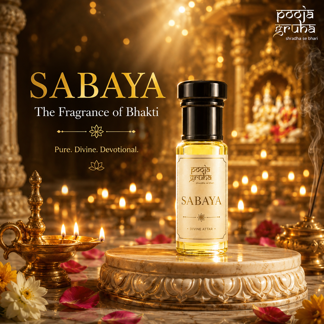 SABAYA Divine Attar for Mandir | Pooja Gruha