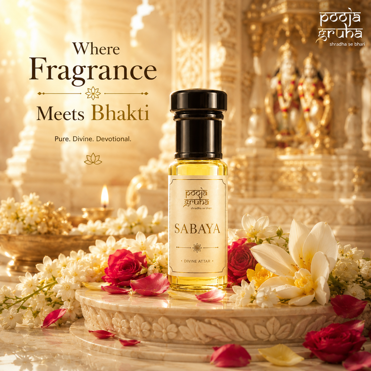 SABAYA Divine Attar for Mandir | Pooja Gruha