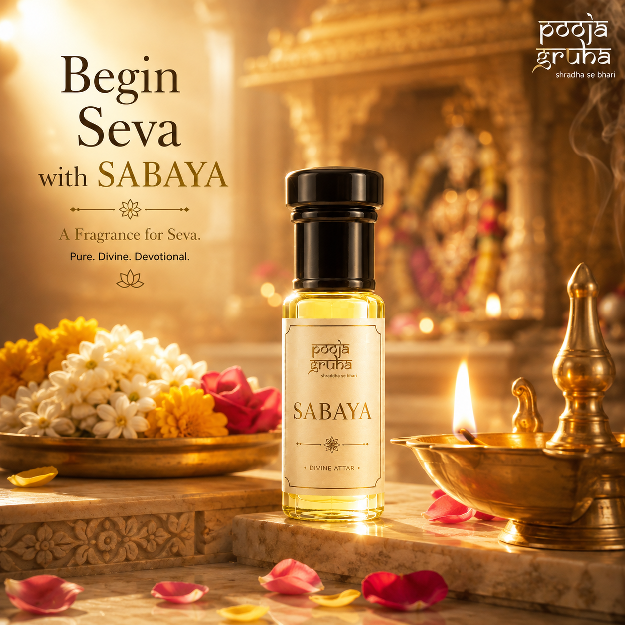 SABAYA Divine Attar for Mandir | Pooja Gruha