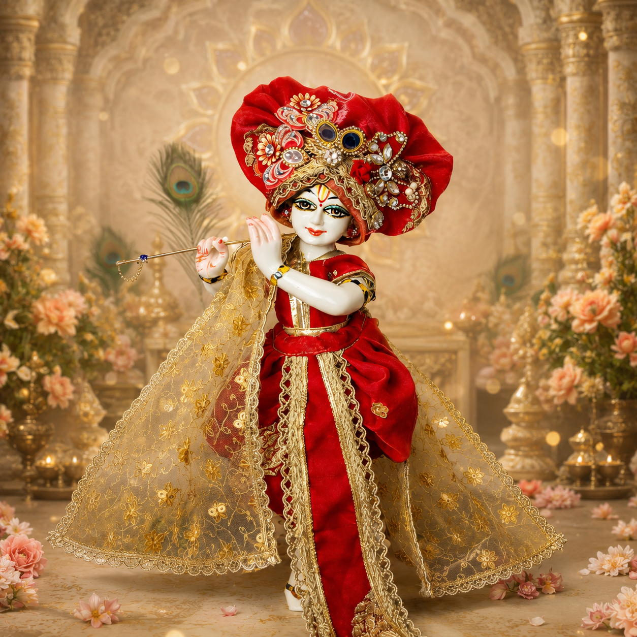 Raas Ranjit Dhoti Dress Set for God