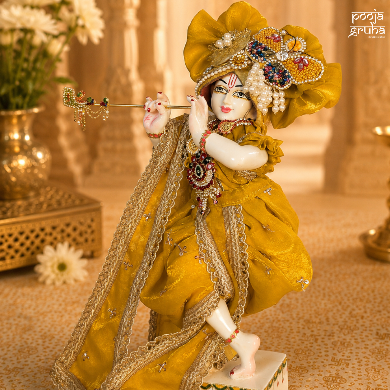 Kanak Kanti Radha Krishna Dress Set