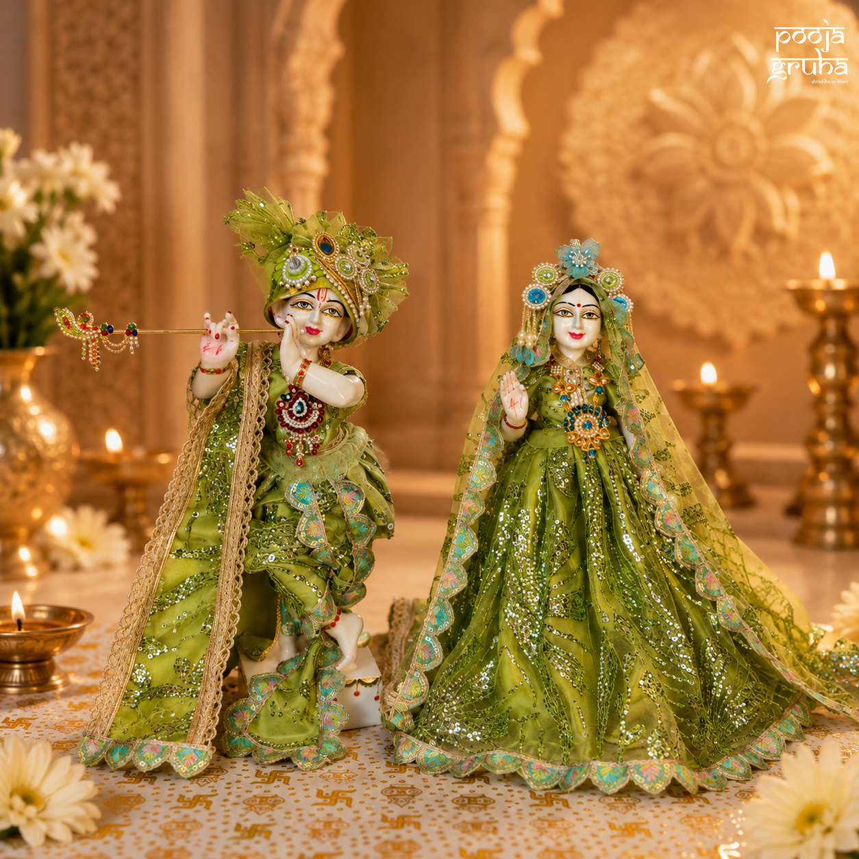 Vasant Leela Radha Krishna Dress Set