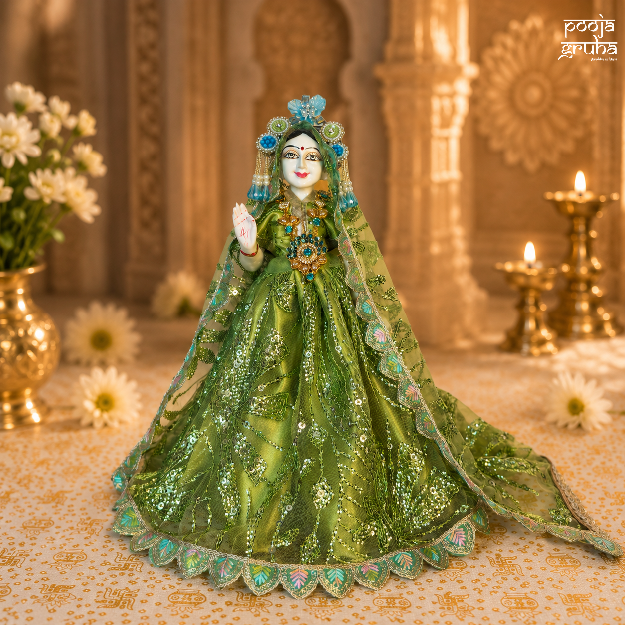 Vasant Leela Radha Krishna Dress Set