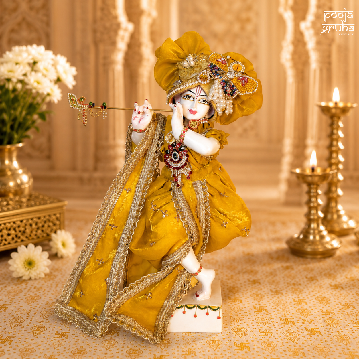 Kanak Kanti Radha Krishna Dress Set