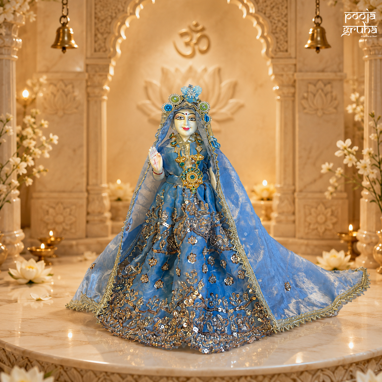 Neel Madhurya Radha Krishna Dress Set