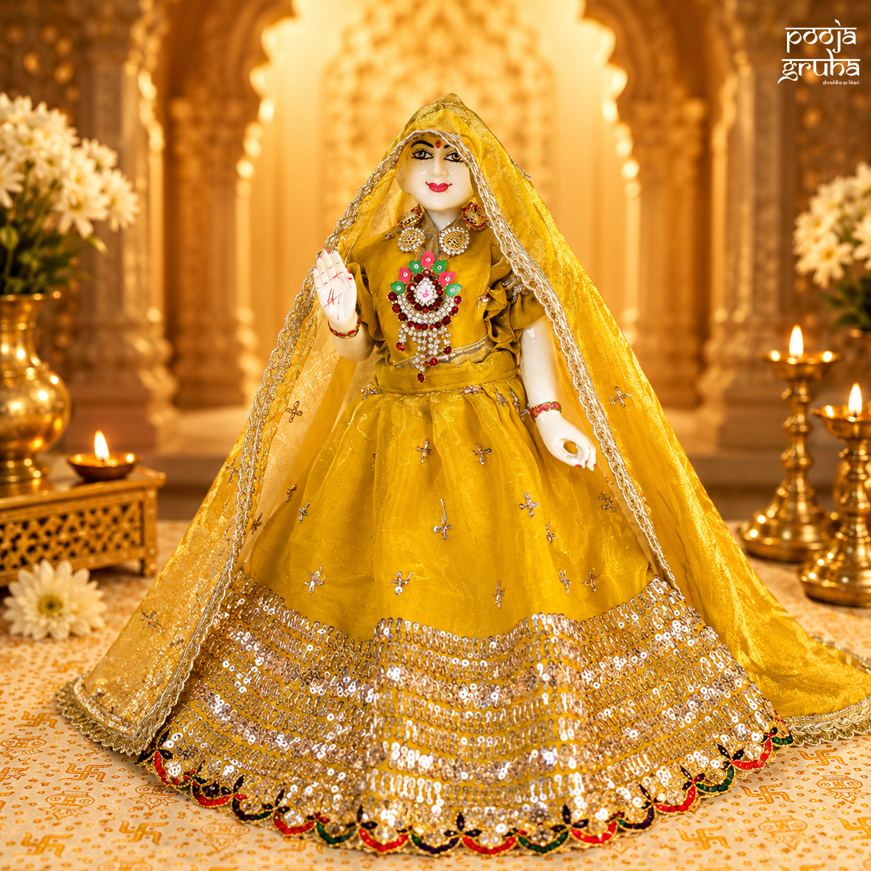 Kanak Kanti Radha Krishna Dress Set