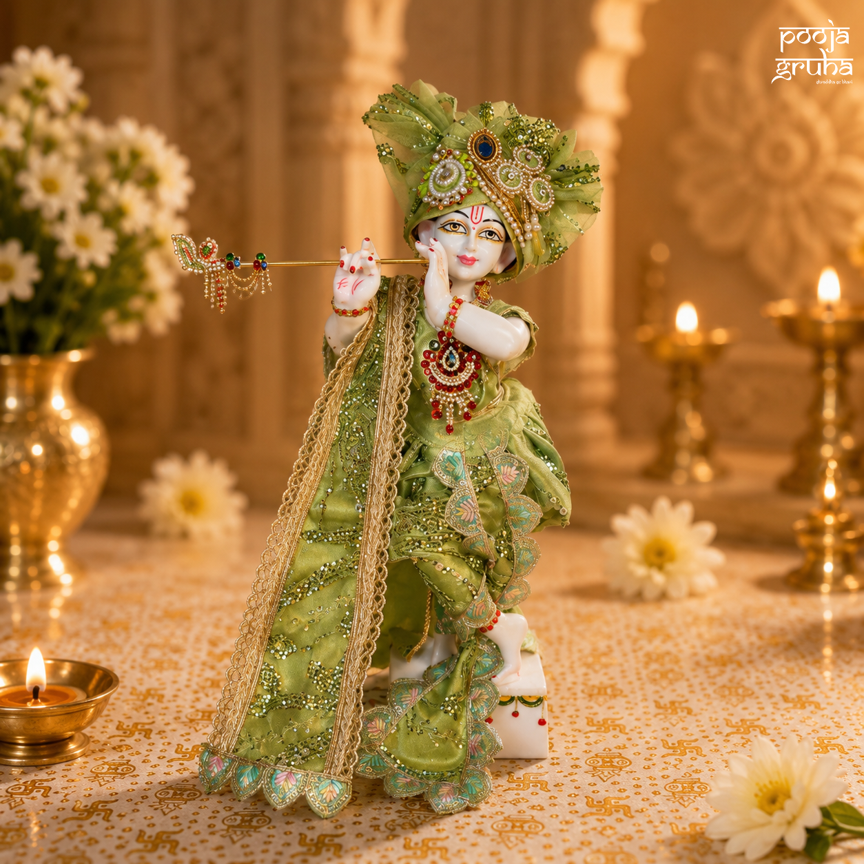 Vasant Leela Radha Krishna Dress Set