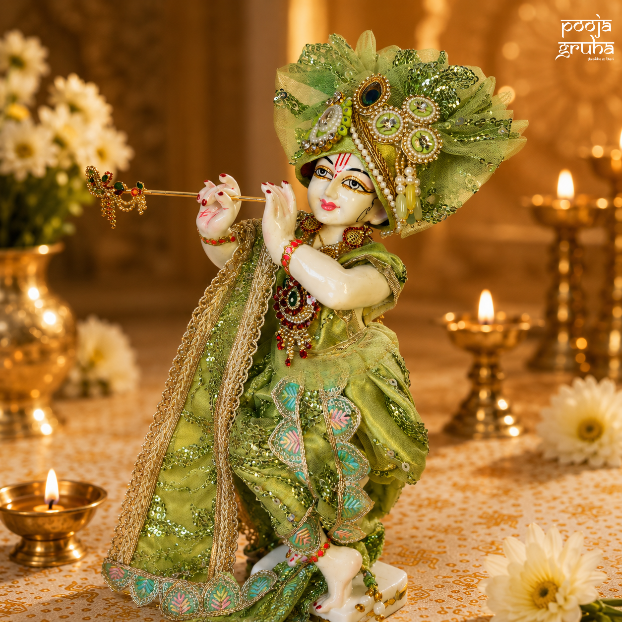Vasant Leela Radha Krishna Dress Set