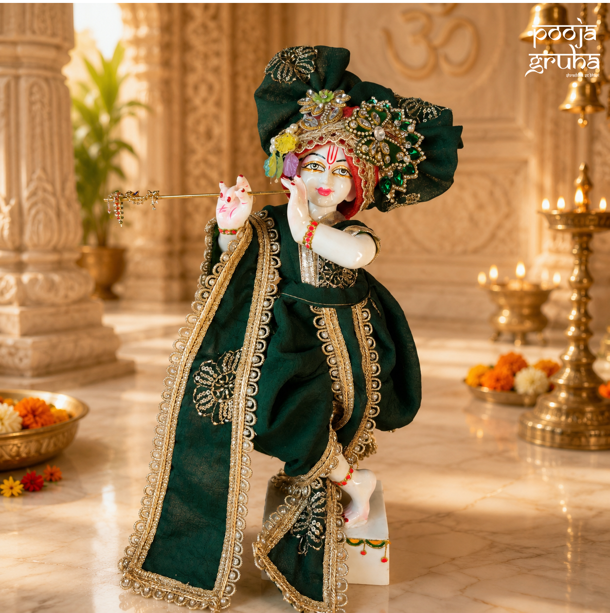 Shyam Shringar Radha Krishna Dress Set