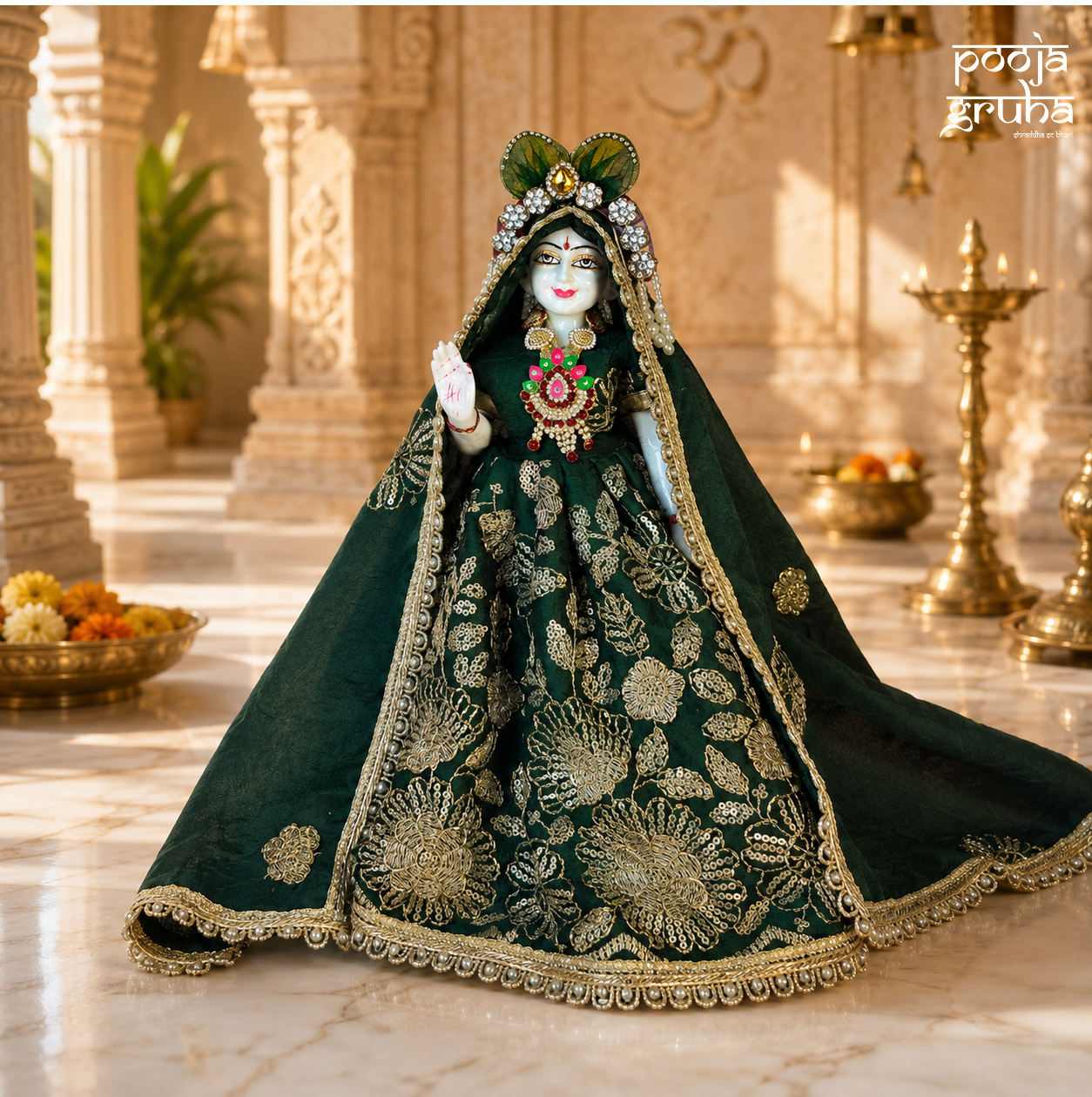 Shyam Shringar Radha Krishna Dress Set