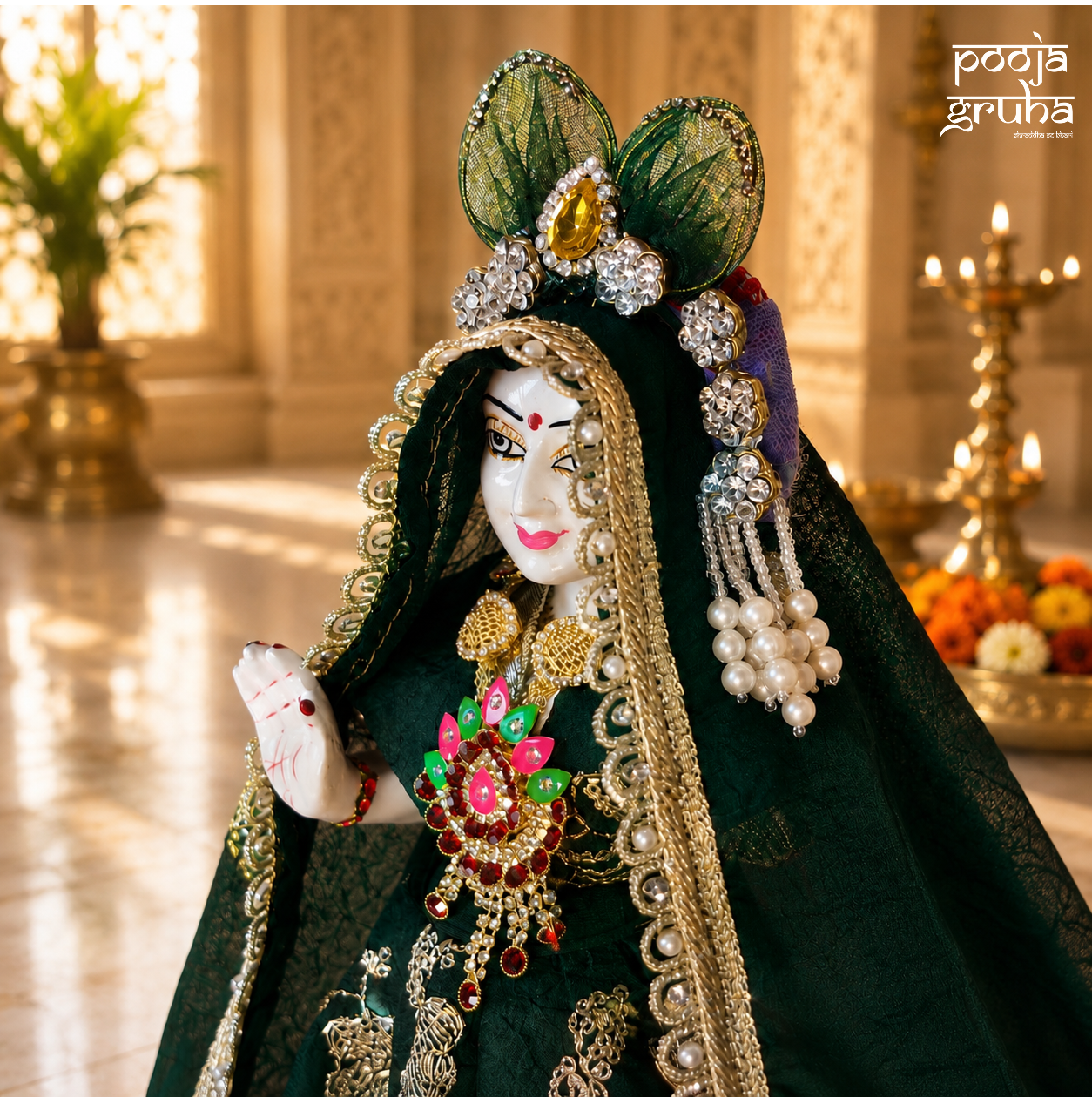 Shyam Shringar Radha Krishna Dress Set