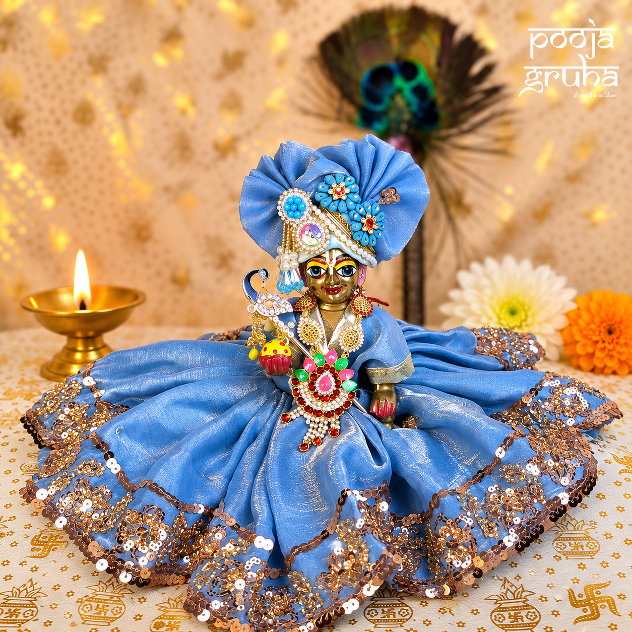 Neel Madhurya Radha Rani / Laddu Gopal Dress
